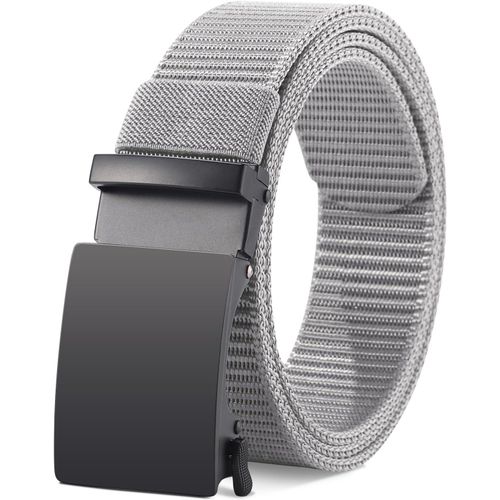 Tzf-Ceinture En Nylon Pour Homme Ceintura D'extérieur Avec Boucle En Métal Ceinture De Sport Sans Trous Ceintures De Travail Pour Homme