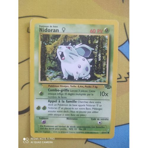 Nidoran 57/64 Set Jungle Fr