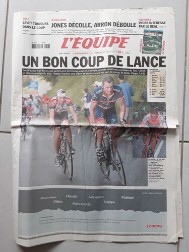 Journal L'Equipe 18287 - 17 Juillet 2004