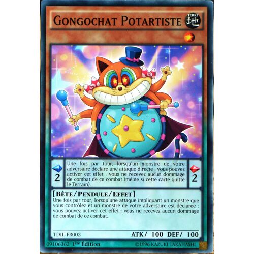 Carte Yu-Gi-Oh Tdil-Fr002 Gongochat Potartiste Neuf Fr