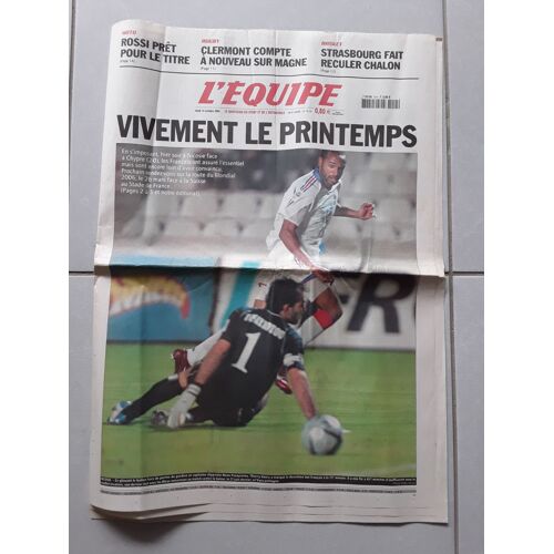 Journal L'Equipe 18376 - 14 Octobre 2004