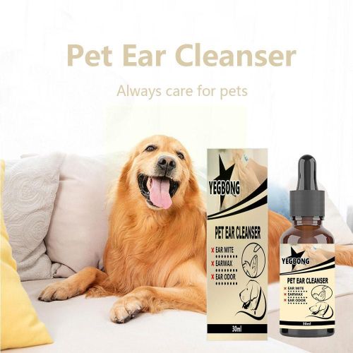 Nettoyant Pour Oreilles De Chat Et De Chien, Gouttes Auriculaires Pour Animaux De Compagnie, Lutte Contre Les Infections, La Levure, Les Acariens, Soulage Les Démangeaisons, 30ml, O2a5