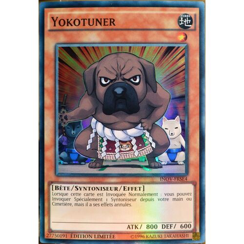 Carte Yu-Gi-Oh Inov-Frse4 Yokotuner Neuf Fr