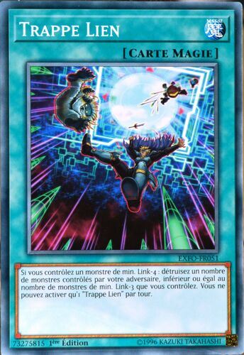 Carte Yu-Gi-Oh Exfo-Fr051 Trappe Lien Neuf Fr