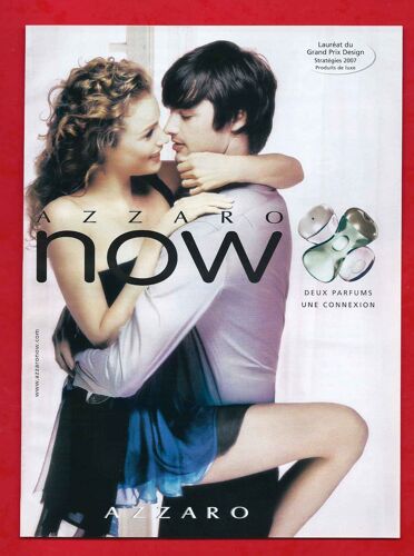 Publicité Papier - Parfum "Now" D' Azzaro, Enrique Iglesias De 2008