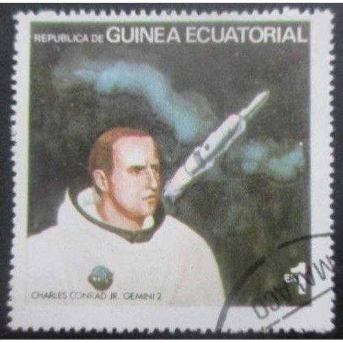Guine Equatoriale N°124a Astronaute Oblitéré