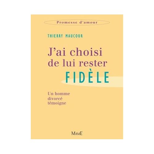 J'ai Choisi De Lui Rester Fidèle