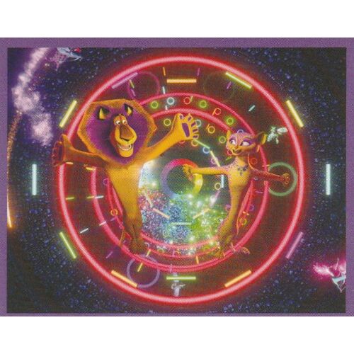 N°130 - Stickers Image Edibas Madagascar 3 - Dream Works