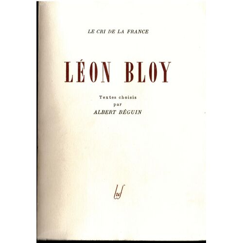Léon Bloy : Léon Bloy