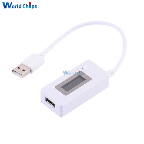 Buycool® Vente Chaude Lcd Usb Détecteur Voltmètre Ampèremètre Puissance Mobile Chargeur Capacité Testeur Multimètre Tension Courant De Charge Moniteur 3 V-7 V