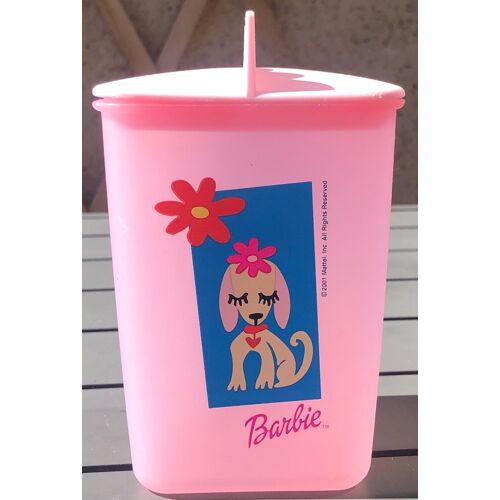 Boîte Barbie Tupperware, Chien, Mattel, Poupée, Figurine