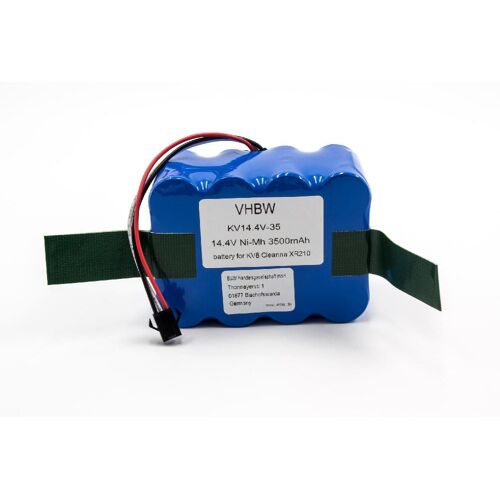 vhbw Batterie remplacement pour Klarstein NS3000D03X3, YX-NI-MH-022144-TN pour robot électroménager (3500mAh, 14,4V, NiMH)