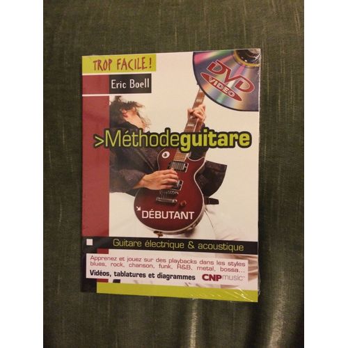 Trop Facile ! Eric Boell Méthode De Guitare Électrique Et Acoustique Dvd Vidéo