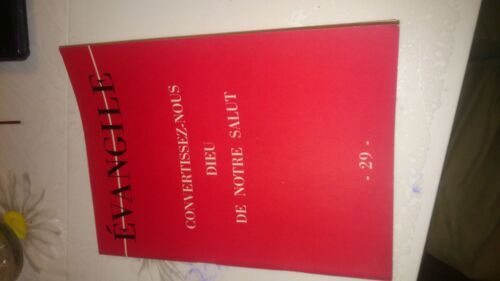Cahier Évangile Nâ°29- Convertissez-Nous Dieu De Notre Salut