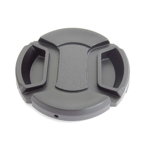 vhbw Bouchon d'objectif 43 mm compatible avec Fujifilm XF 35 mm F2 R WR appareil photo - plastique noir, poignée interne