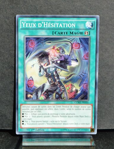 Carte Yu-Gi-Oh Core-Fr066 Yeux D'hésitation Neuf Fr