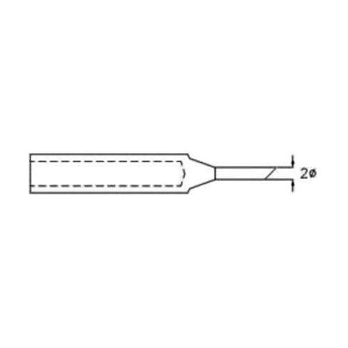 Panne De Fer À Souder Cms - Forme Ronde 45° - Ø 2 Mm