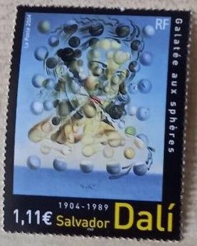 Timbre Neuf De 2004, Salvador Dali, Galatée Aux Sphères, 1,11e.