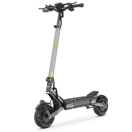 Vipcoo Vc-Vs6 Pro Trottinette Électrique - Moteur 2400w Batterie 52v20.8ah Pneus 10" Pliable Freins À Disque Mécaniques - Gris