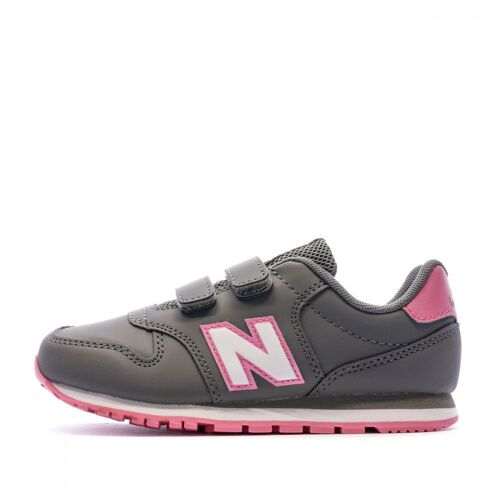 Baskets Grise/rose Fille New Balance Pv500