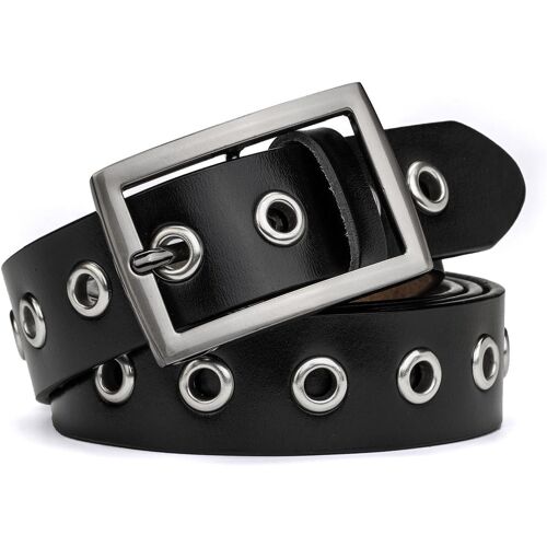 KALANKA-Ceinture en Cuir Pour Dame Lady Dreess Jeans Avec Boucle en Alliage Pour 2,8cm de Largeur