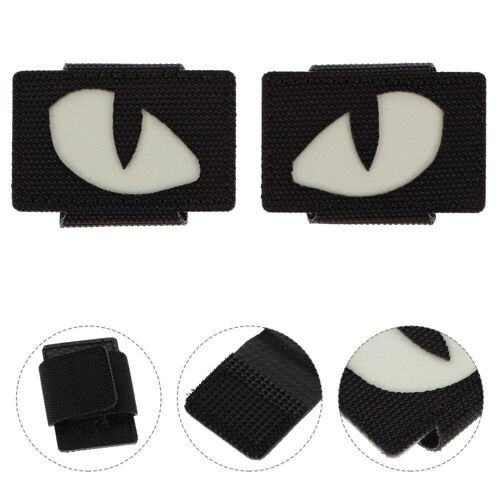 Patch Réfléchissant Pour Sac À Dos, 2 Pièces, Chapeau Durable, Avec Des Appliques En ¿Il De Chat, Décoration De Chapeau