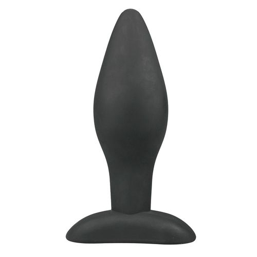 Plug Anal Noir En Silicone - Large