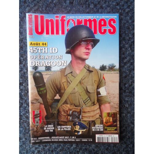 Uniformes N°313-Juillet/Août 2017