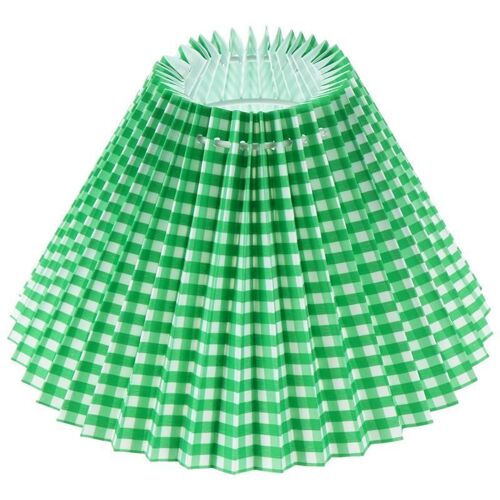 1 Ensemble D'abat Jour En Tissu Pour Cheminée, Abat Jour Plissé À La Mode, Décoration De Maison