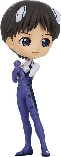 Banpresto - Evangelion Shinji Ikari Plugsuit Style Q Posket Version B Statue []