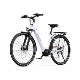 Onesport Ot07 Vélo Électrique - Moteur 250w Batterie 36v4ah Pneus 27.5 Pouces Pneu Freins À Disque Hydrauliques - Blanc