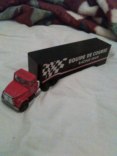 Camion Semi Remorque Équipe De Course