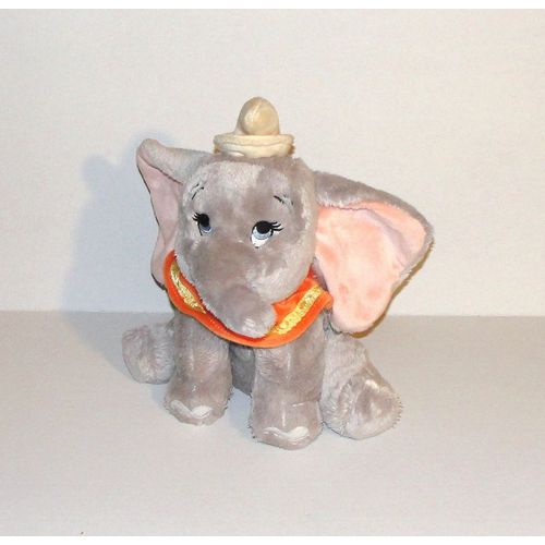 Dumbo Tout Doux Colerette Orange Mignon Doudou Peluche Elephant Disney Simba Dickie