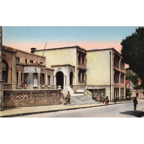 Cpa Annee 1957 -Souk- Ahras - Algerie - Groupe Scolaire - Envoyee En Franchise Militaire