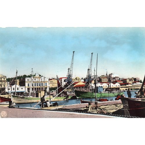 Carte Postale N° 31 - Annee 1957 - Bone - Algerie- Le Port - Ecrite Et Timbree - Cachet D'obliteration