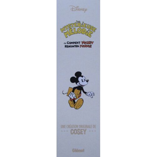 Marque Page De Cosey _ Mickey Une Mystérieuse Mélodie