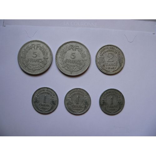 Lot De Pièces Type Lavrillier Alu Quatrieme Republique 1947-1959 Et Morlon Aluminium 1946 Aluminium