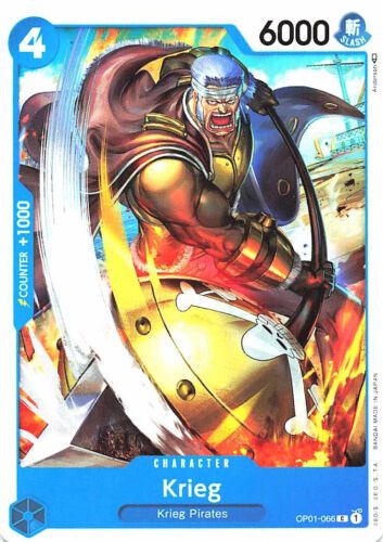 One Piece Card Game Op01-066 Krieg