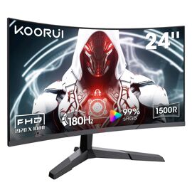 KOORUI Écran PC Gamer 24.5" FHD 144Hz 1ms - VA Adaptive Sync