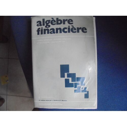 Algebre Financière
