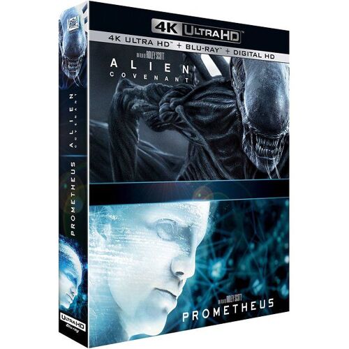 Alien : Covenant + Prometheus - 4k Ultra Hd + Blu-Ray + Digital Hd