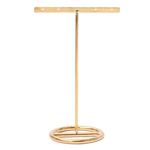 Présentoir De Bijoux En Fer Massif Pour Colliers Boucles D'oreilles Trou De Suspension Barre En T