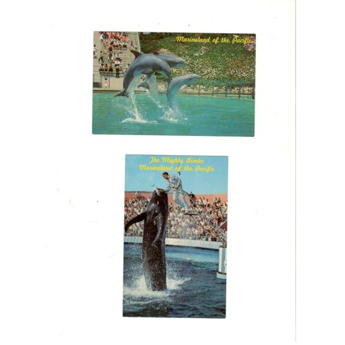 2 Cartes Du Marineland Of The Pacific