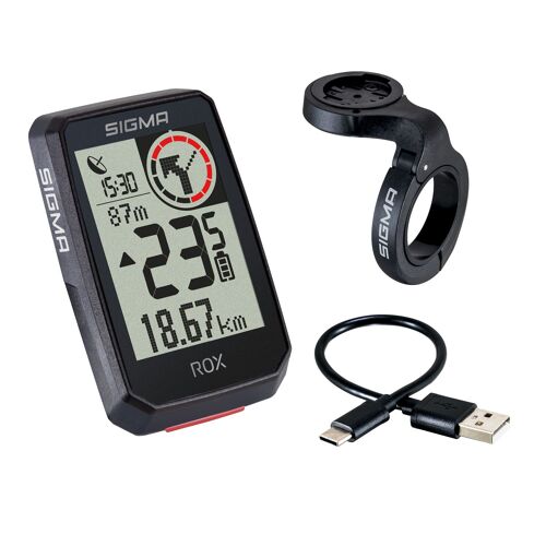 Compteur Gps Sigma Rox 2.0 Noir Top Mount Set