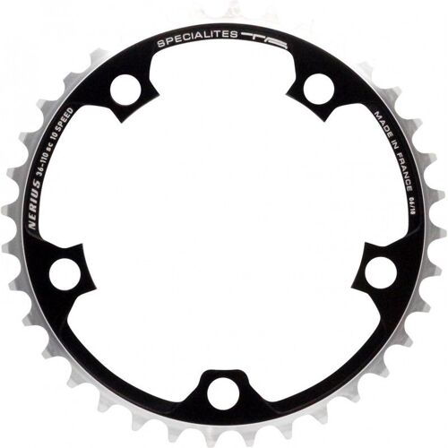 Plateau Diam 110 34 Dents 5 Branches Nerius Campagnolo (110 Sc) Interieur 9/10v Noir Specialites Ta