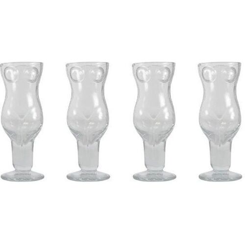 Verres Shooters Corps De Femme (4 Pièces) Shot