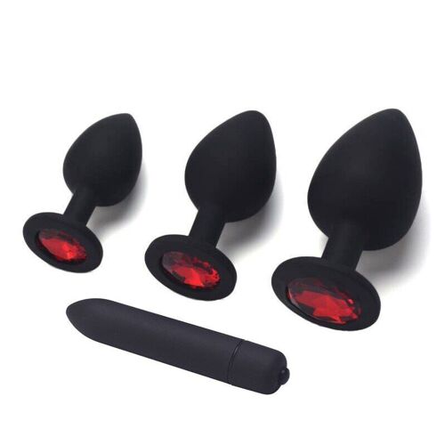 Godemichet Anal En Silicone Pour Adultes, Vibromasseur À Balles, Jouets Sexuels Pour Femmes Et Hommes, Masseur De Prostate Gay, Masturbation Anale S/M/L