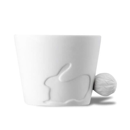 Tasse - Lapin - Thermosensible - Blanc - Enfant - Compatible Lave-Vaisselle
