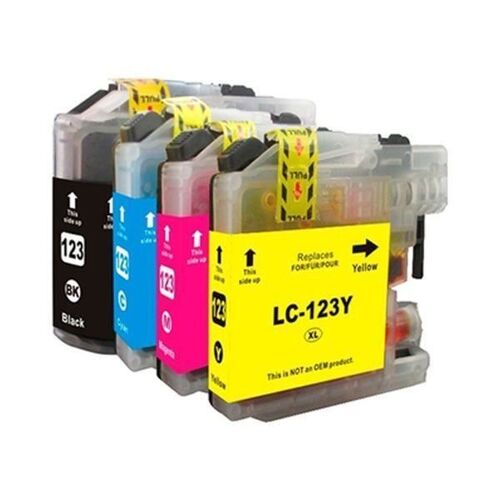 Cartouche d'encre compatible Brother LC123 pour imprimante Couleur - Magenta