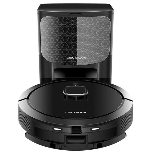 Liectroux G7 Aspirateur robot aspiration 6500Pa, navigation laser, batterie 5200mAh, autonomie 180 minutes - noir, prise UE